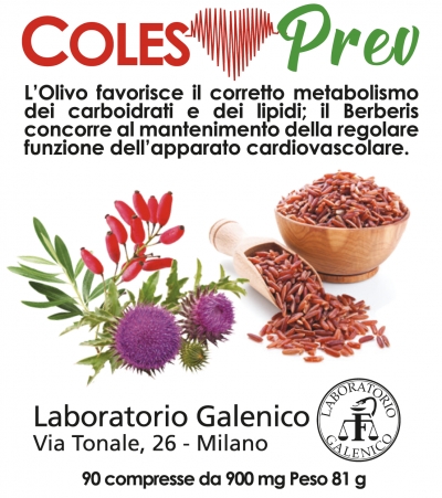 COLESPREV, un prodotto naturale per tenere sotto controllo il colesterolo